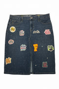 Custom jeans skirt